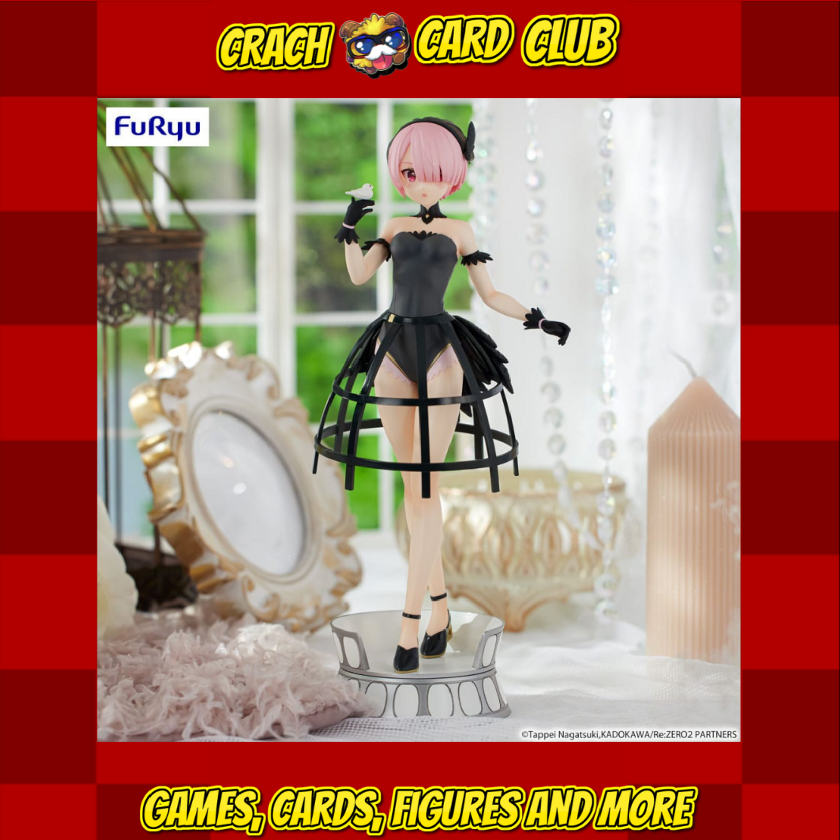 re:zero Re: Zero Exceed Creative PVC Statue Ram Cage Dress 22 cm