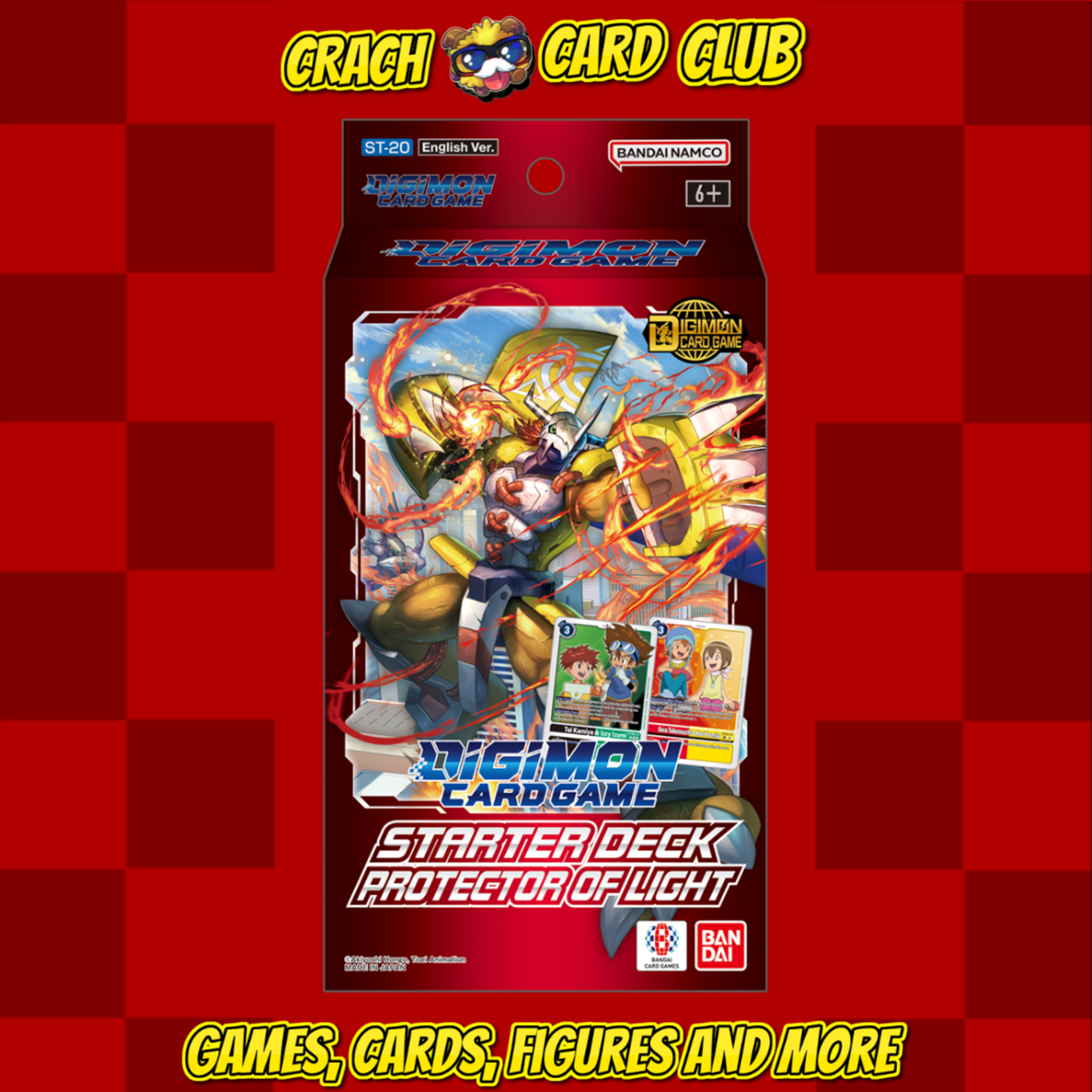 DIGIMON CG Digimon Card Game - Starter Deck ST20 Protector Of Light - EN