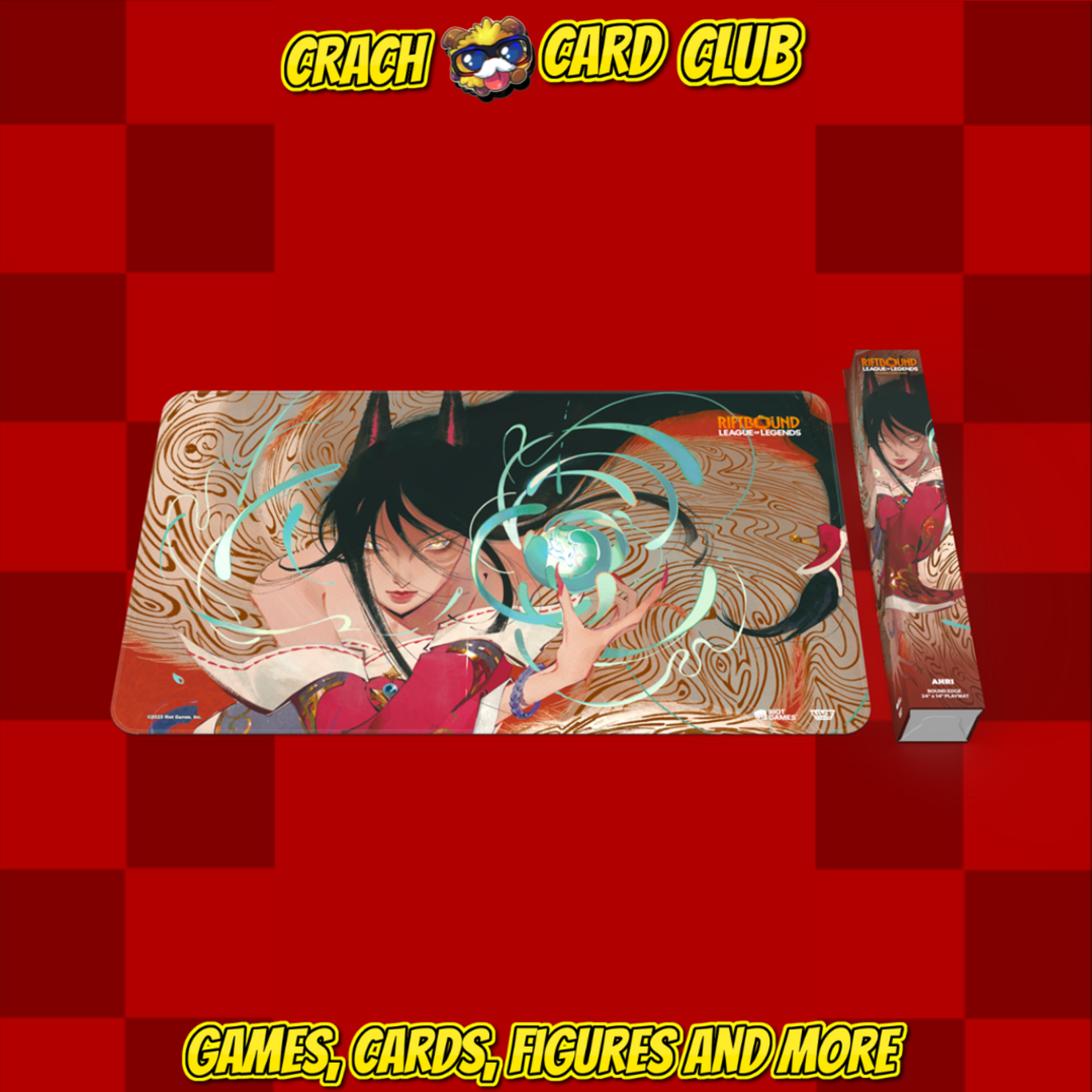 RIFTBOUND ( LOL ) CG Riftbound: League of Legends TCG - Origins Ahri Playmat