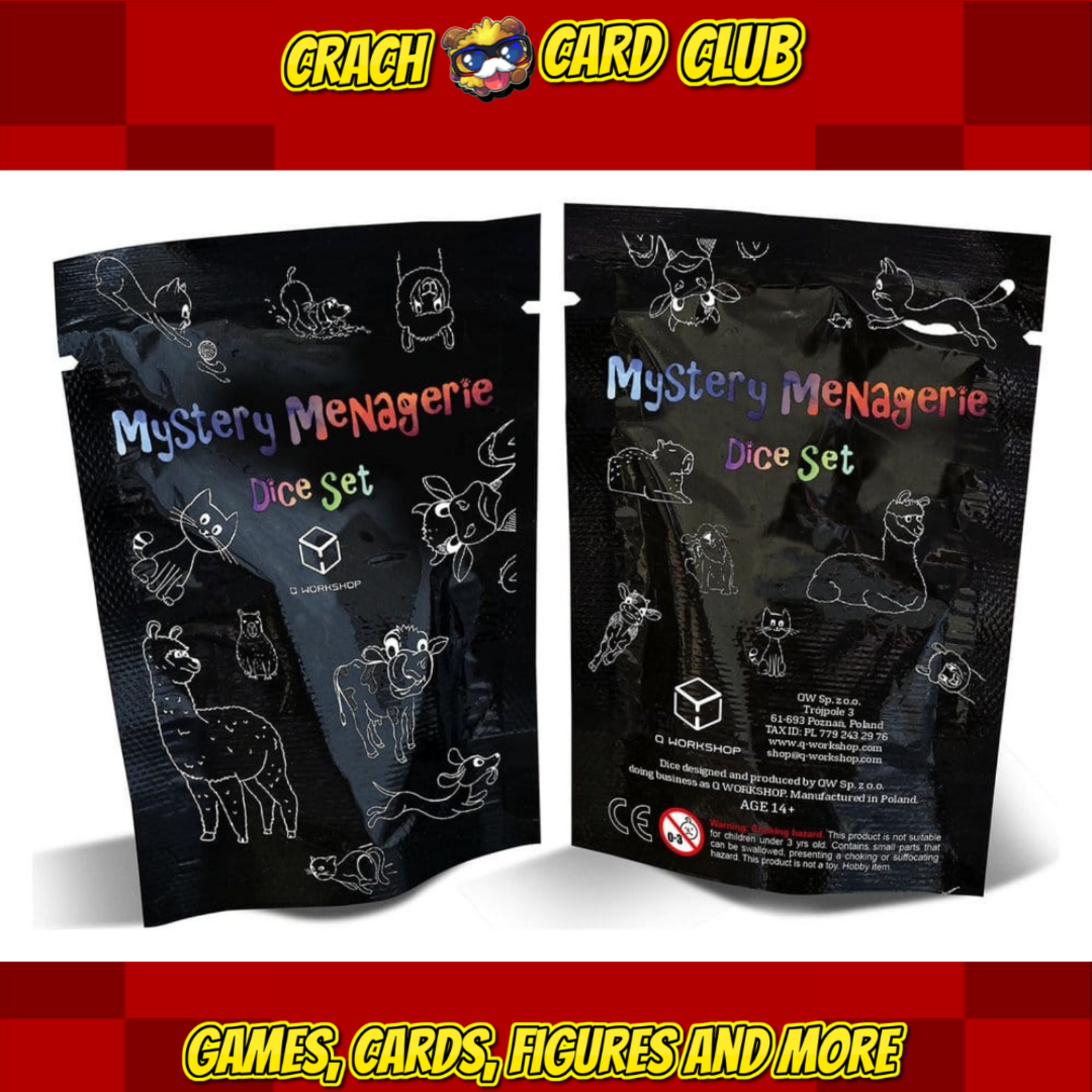 DICE Q Workshop Dice Box Mystery Menagerie