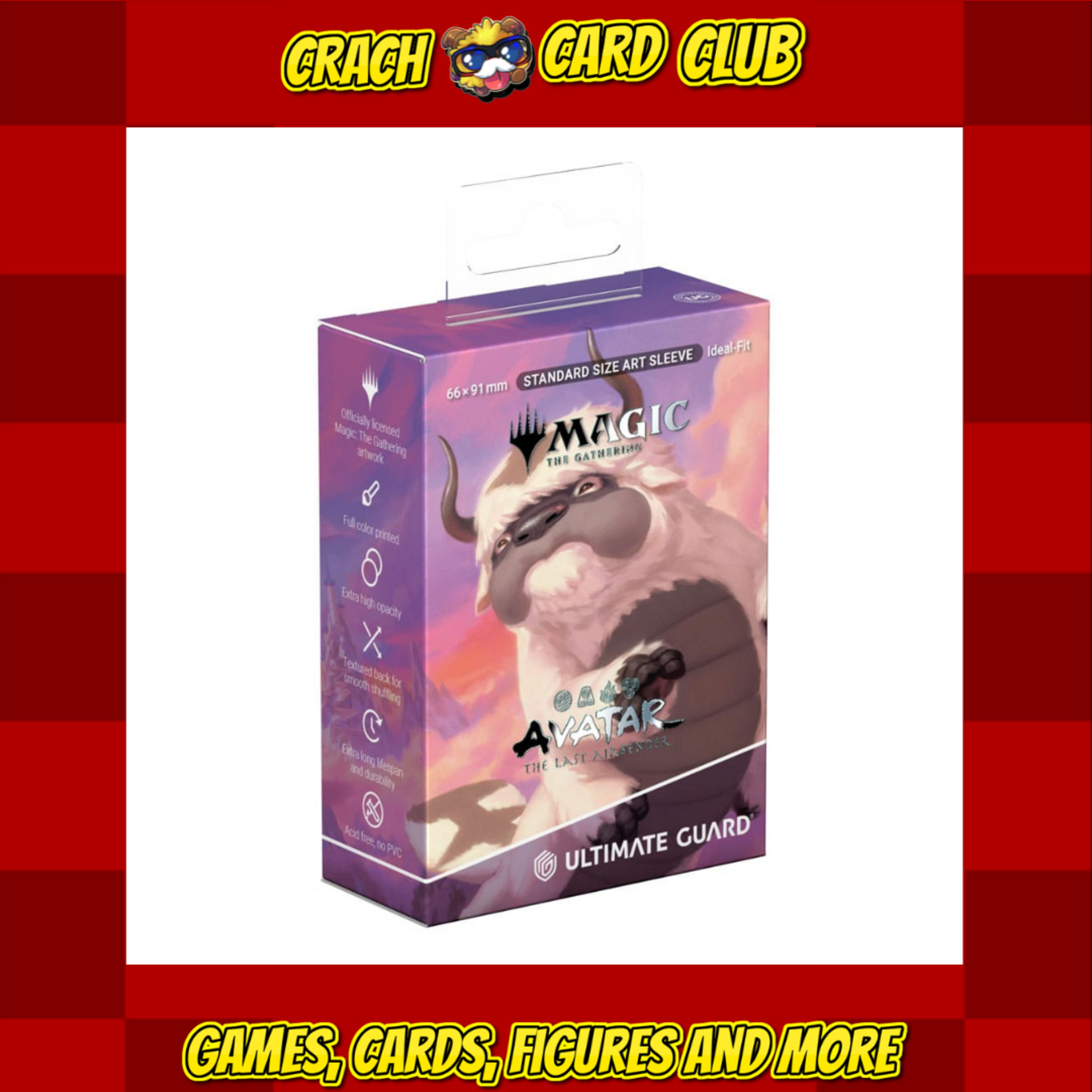 MTG Ultimate Guard Art Sleeves Magic: The Gathering | Avatar: The Last Airbender - Appa, Aang's Companion
