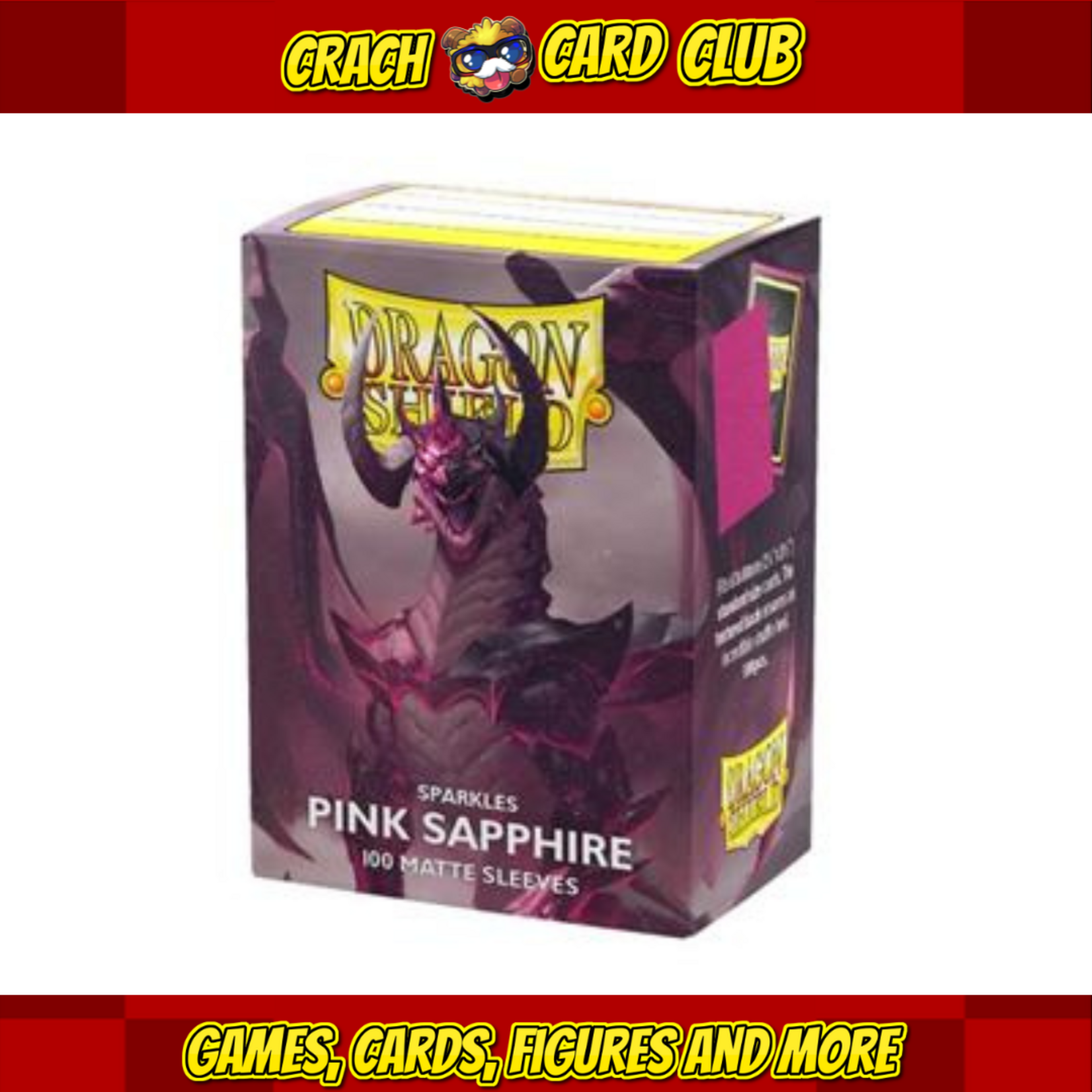 Dragon Shield Dragon Shield Sleeves - Matte Standard size - Pink Sapphire (100 Sleeves)