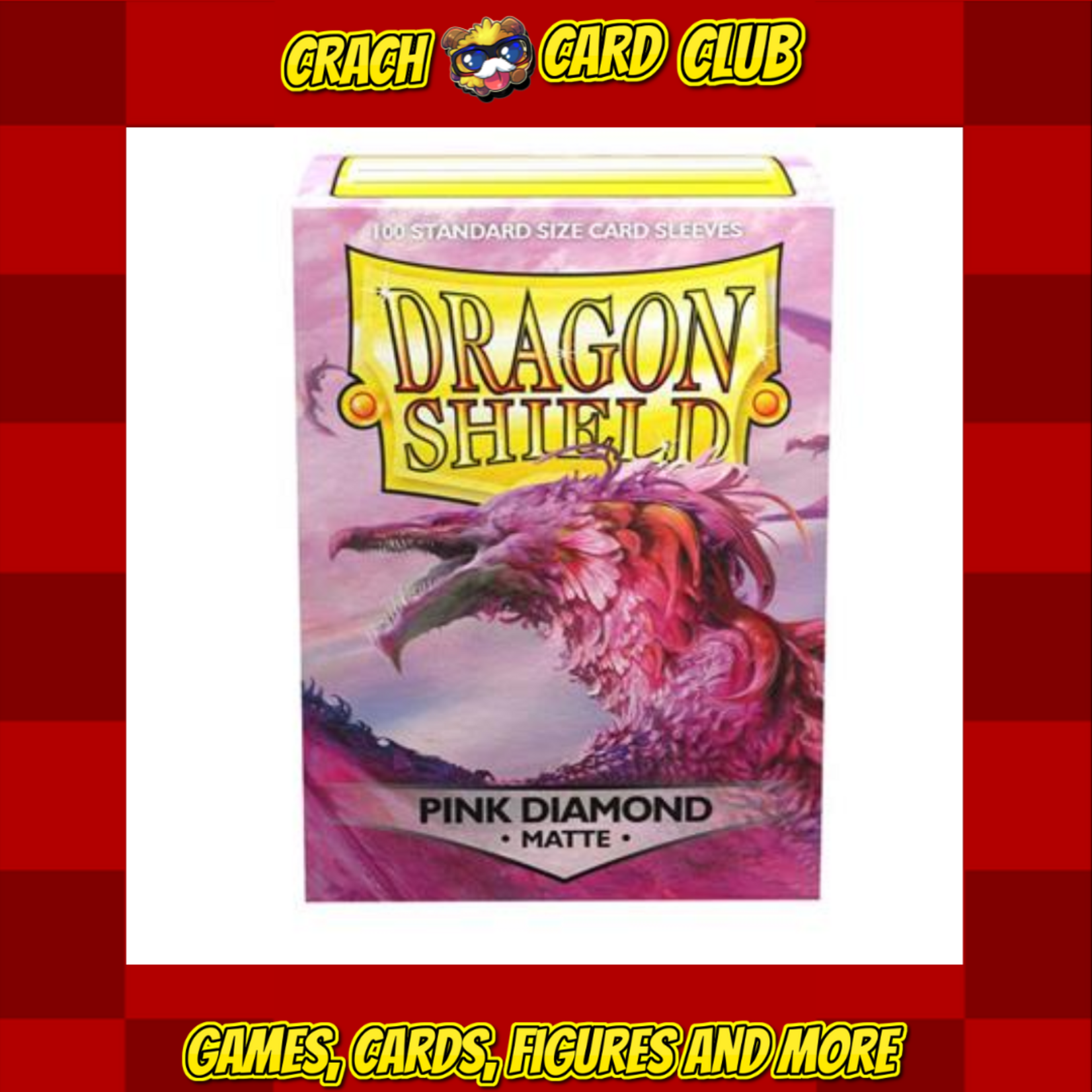 Dragon Shield Dragon Shield Standard Sleeves - Pink Diamond (100 Sleeves)