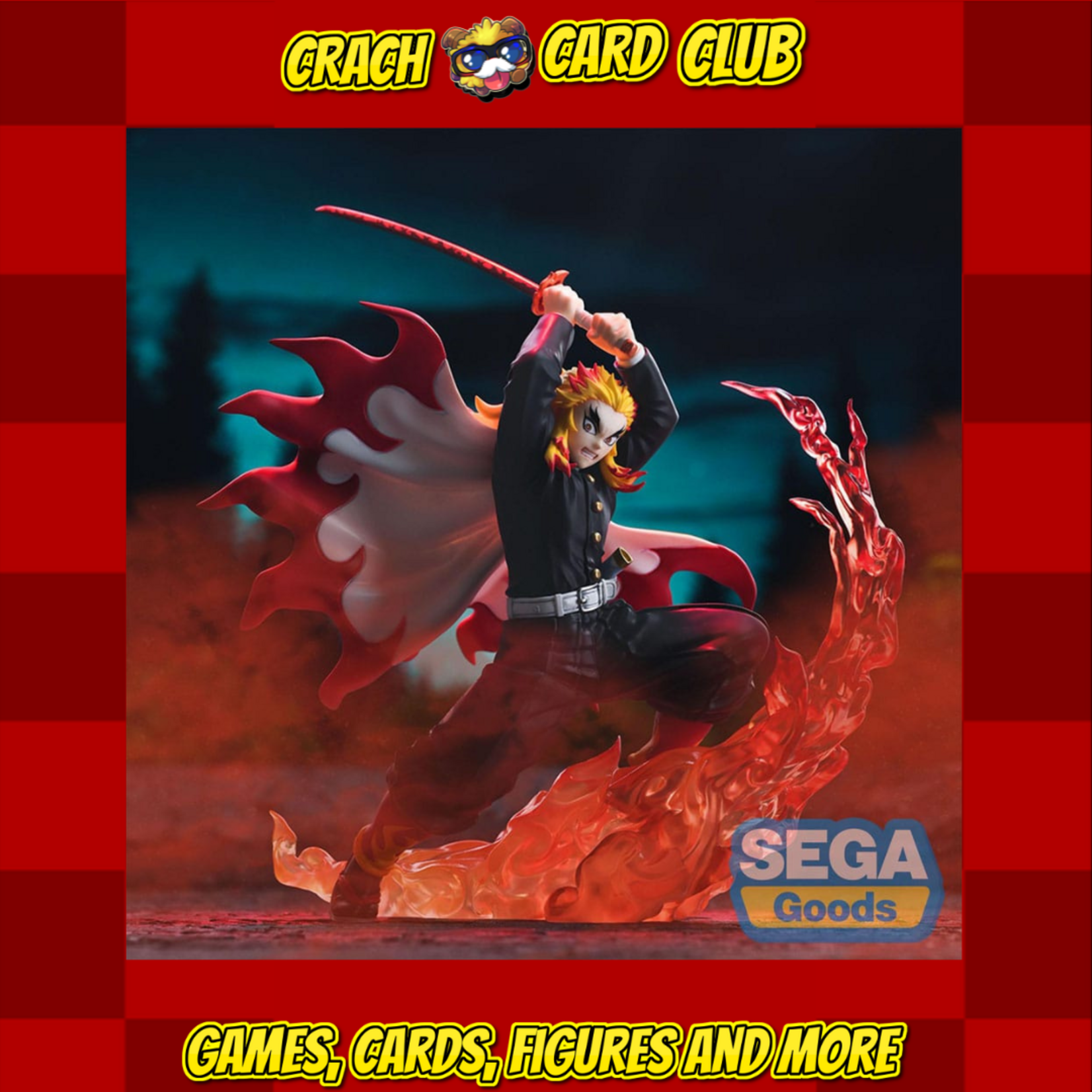Demon slayer Demon Slayer: Kimetsu no Yaiba Xross Link Anime PVC Statue Kyojuro Rengoku 15 cm