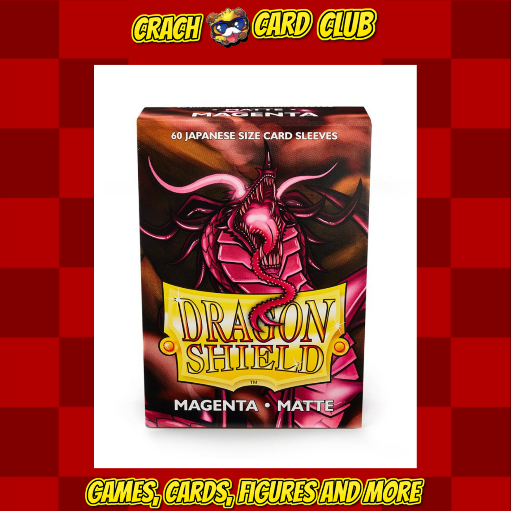 Dragon Shield Dragon Shield Japanese Matte Sleeves - Magenta (60 Sleeves)