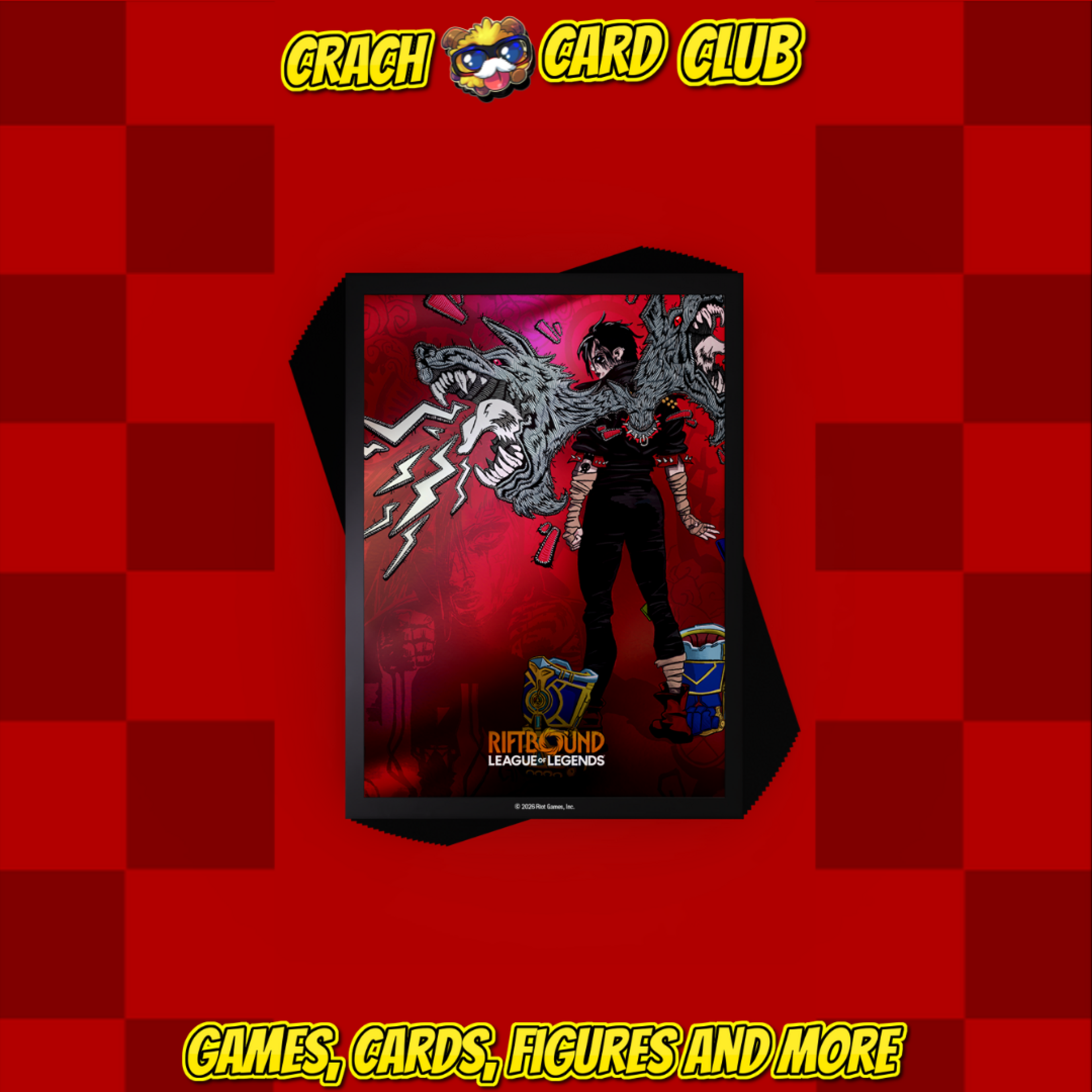 RIFTBOUND ( LOL ) CG Riftbound: League of Legends TCG - Unleashed Art Sleeves: Vi, Piltover Enforcer