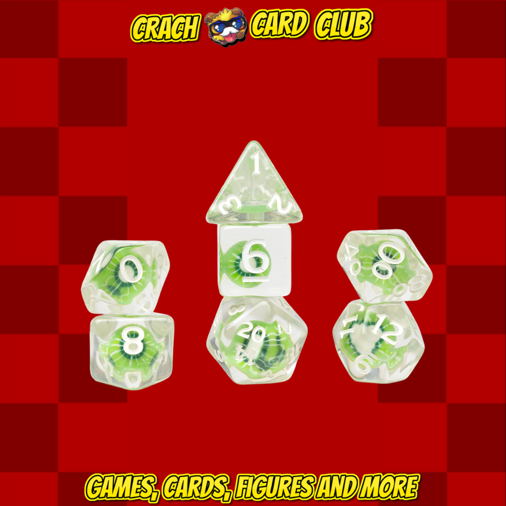 DICE Fruit Slice Dice Sets: KIWI
