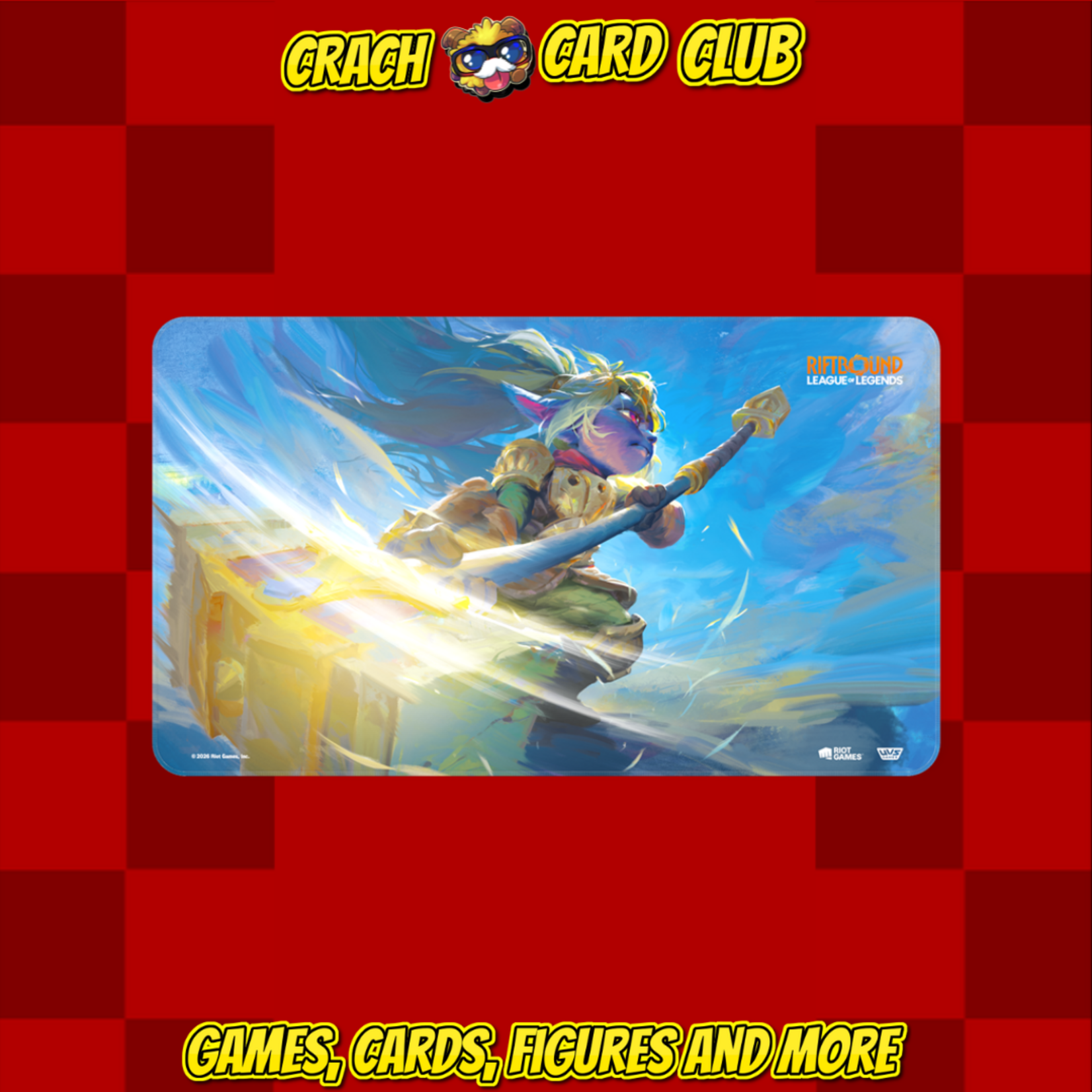 RIFTBOUND ( LOL ) CG Riftbound: League of Legends TCG - Unleashed Playmat: Poppy, Keeper of the Hammer