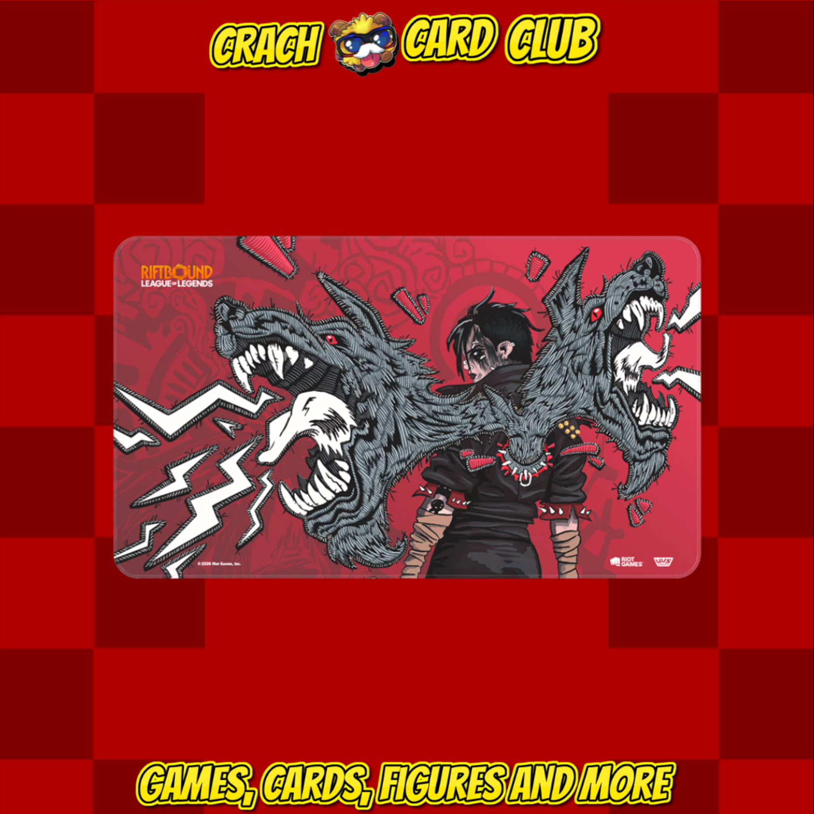 RIFTBOUND ( LOL ) CG Riftbound: League of Legends TCG - Unleashed Playmat: Vi, Piltover Enforcer
