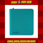 VaultX 12-Pocket Exo-Tec® Zip Binder - Ocean Blue
