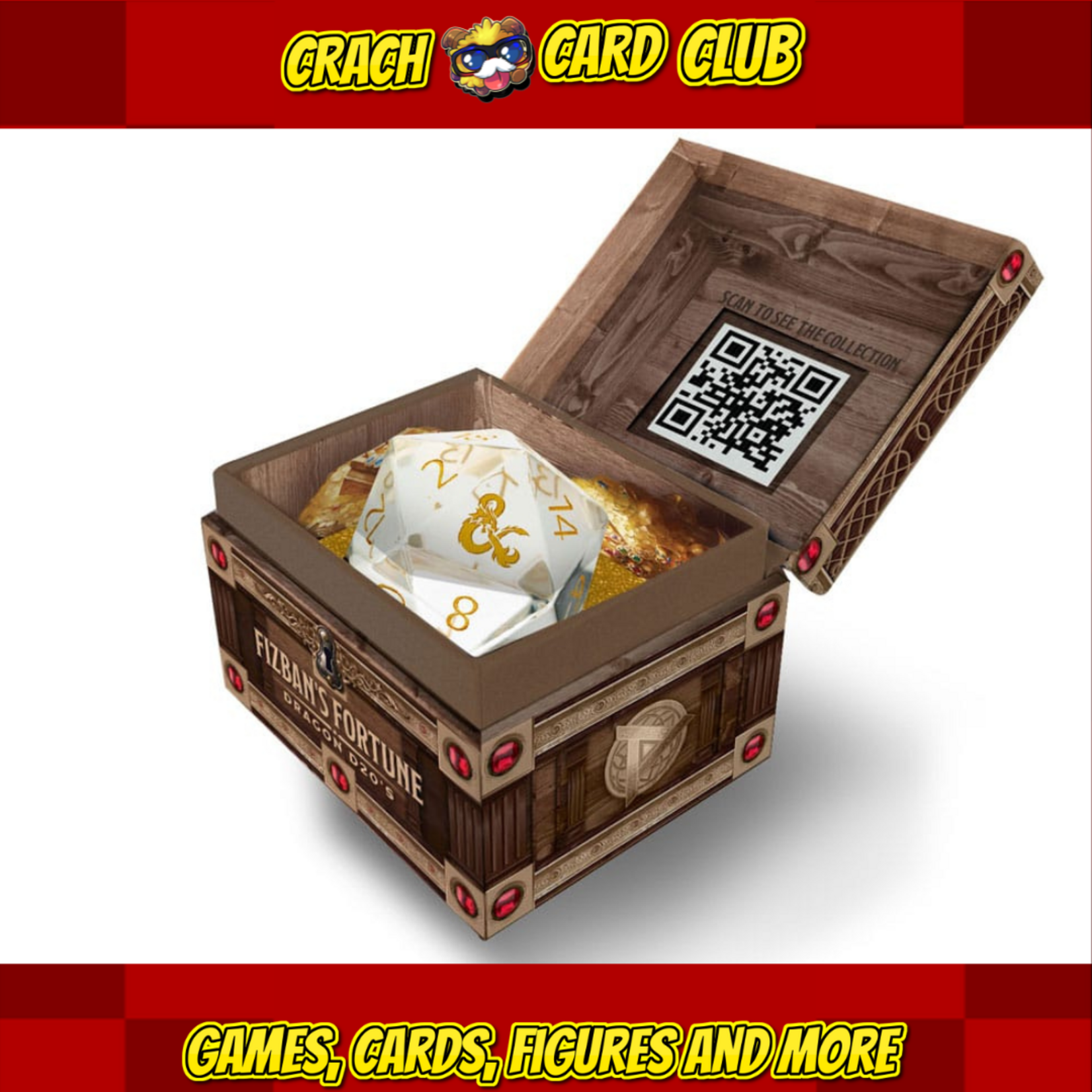 DnD Dungeons & Dragons Blind Mystery Box Dice Fizban's Treasure d20 25 mm