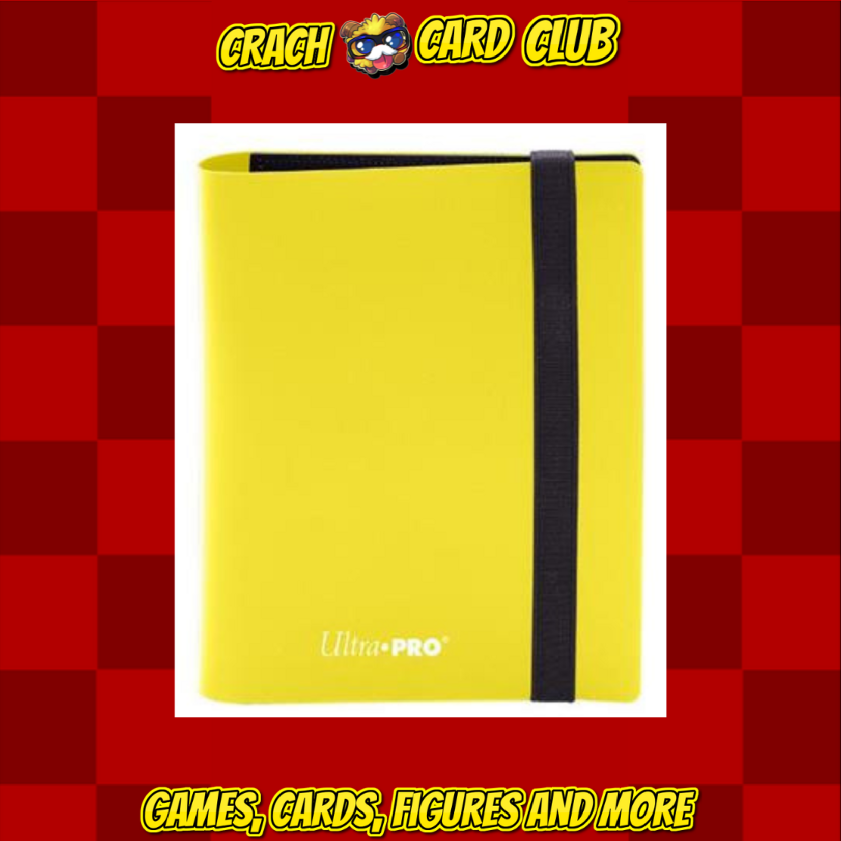 Ultra Pro UP - 2-Pocket PRO-Binder - Eclipse Lemon Yellow