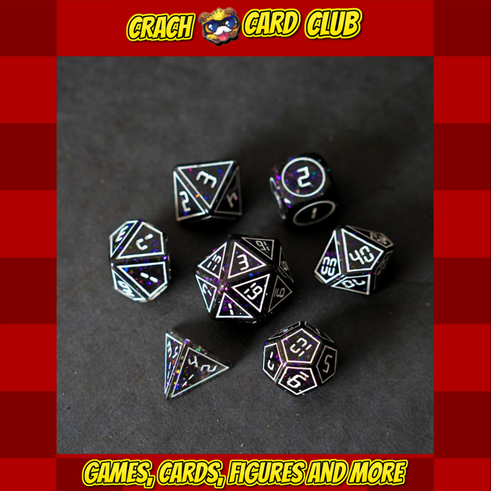 fanroll FanRoll  Dice Set Framed Void (7)