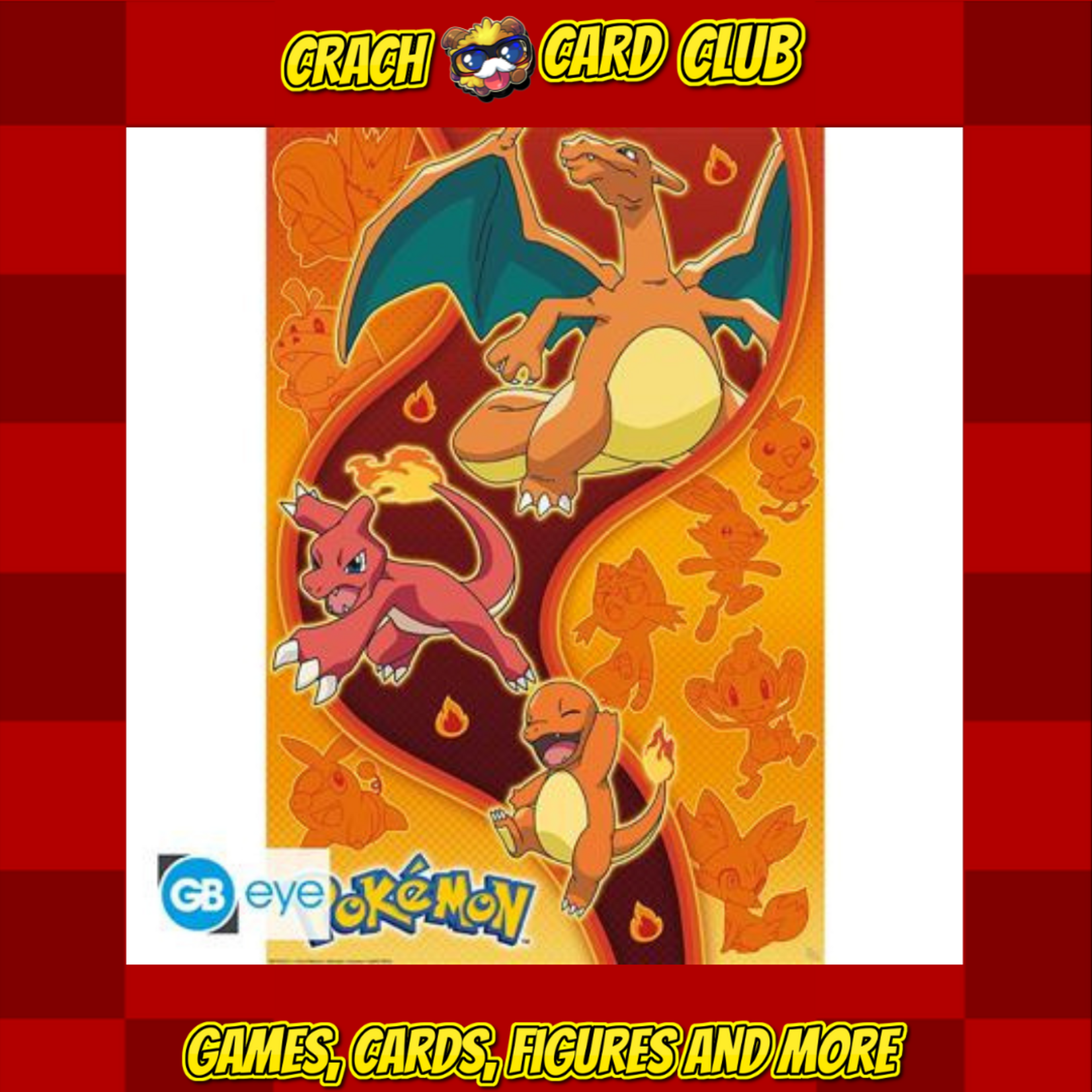 Pokemon POKEMON - Poster Maxi 91.5x61 - Fire Type
