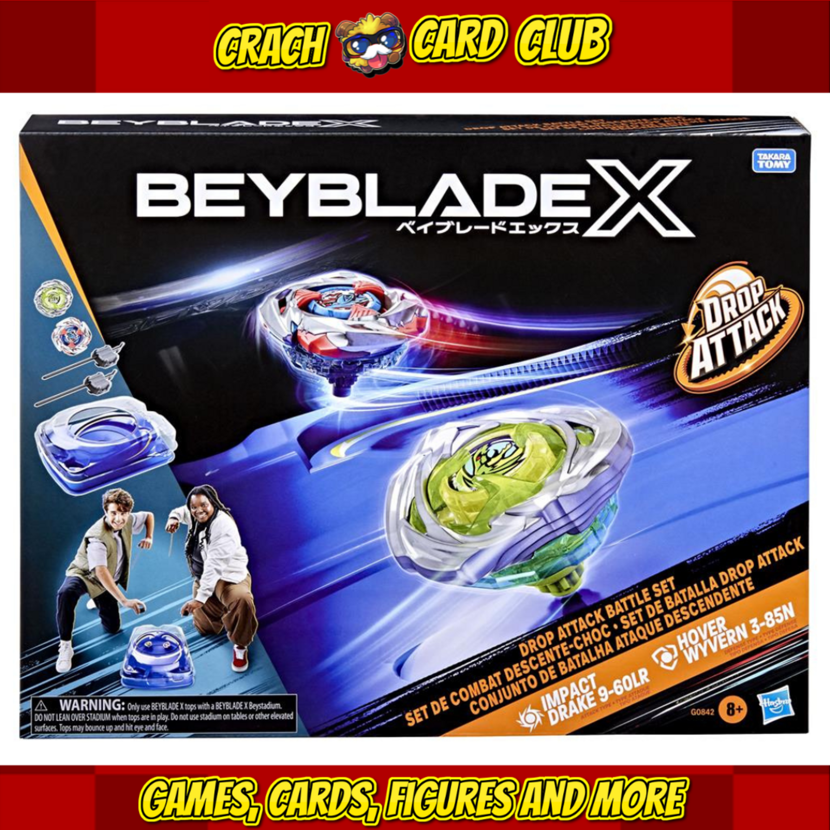 Beyblade Beyblade X Drop Attack Battle Set