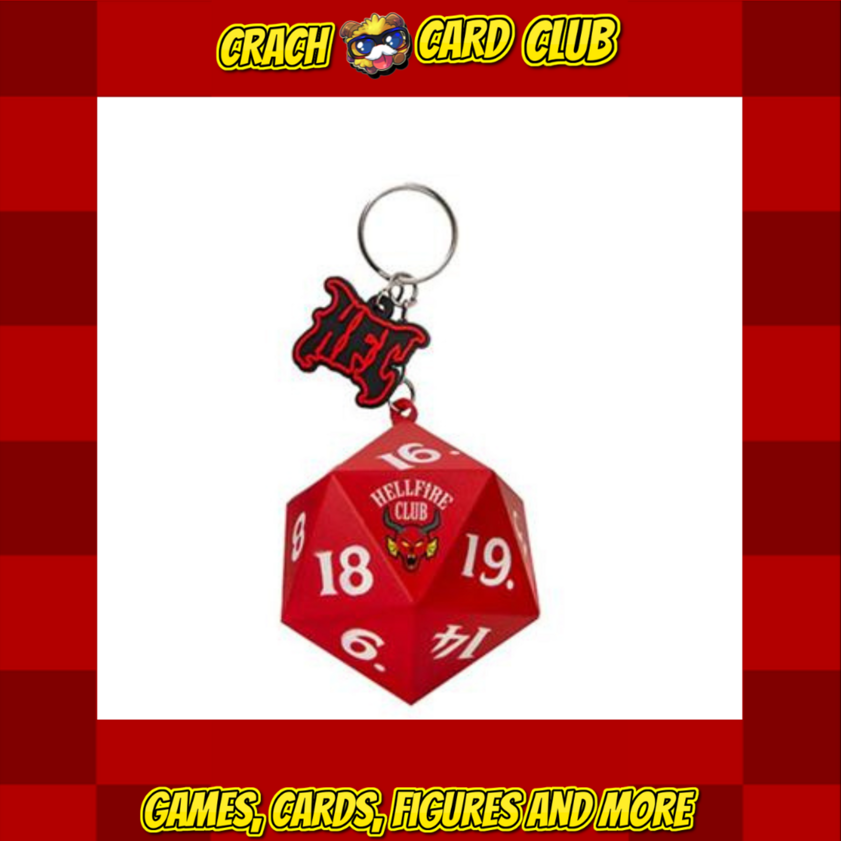 stranger things Stranger Things - Squishy Keychain - Hellfire Club