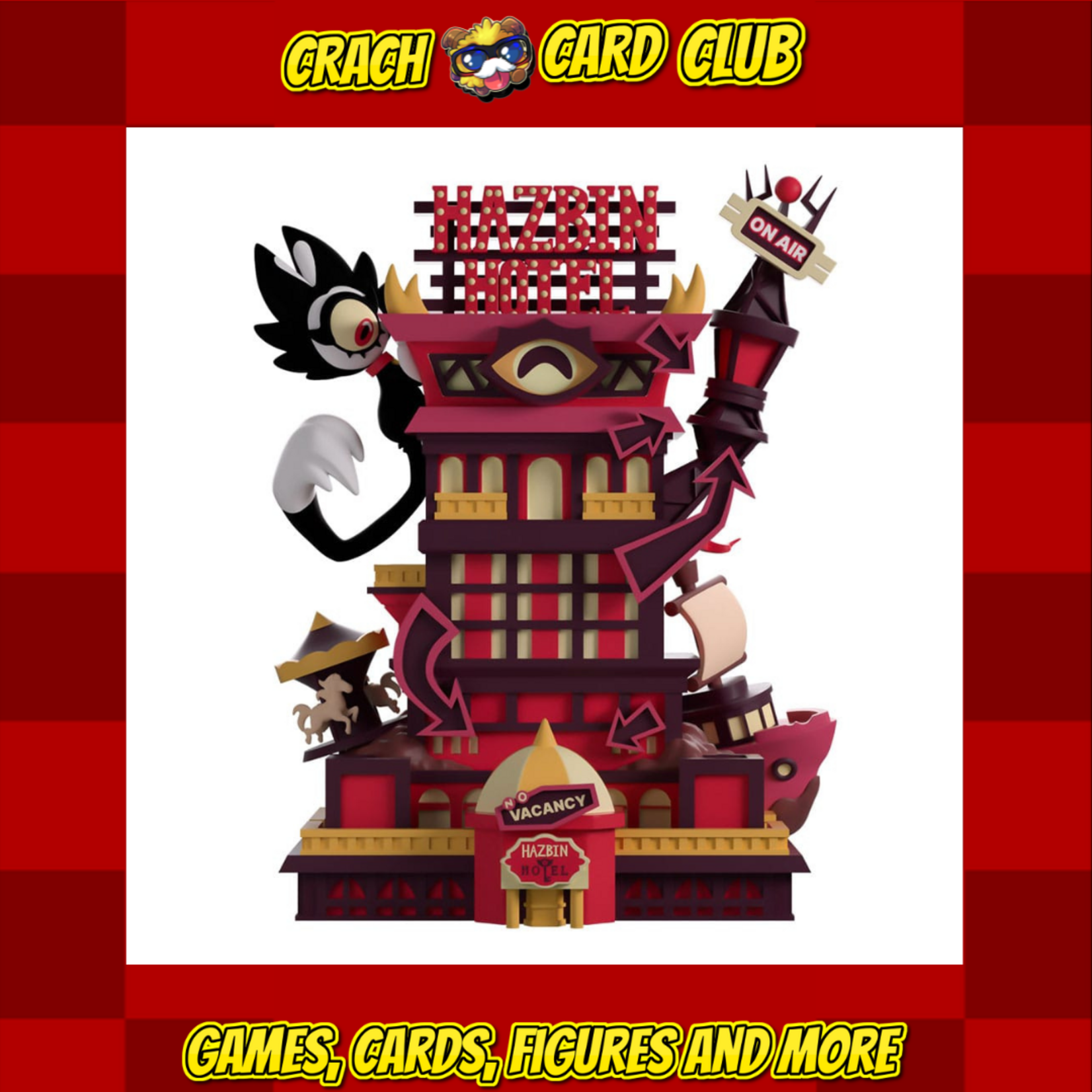 helluva boss Hazbin Hotel Vinyl Figure Old Hazbin Hotel 19 cm