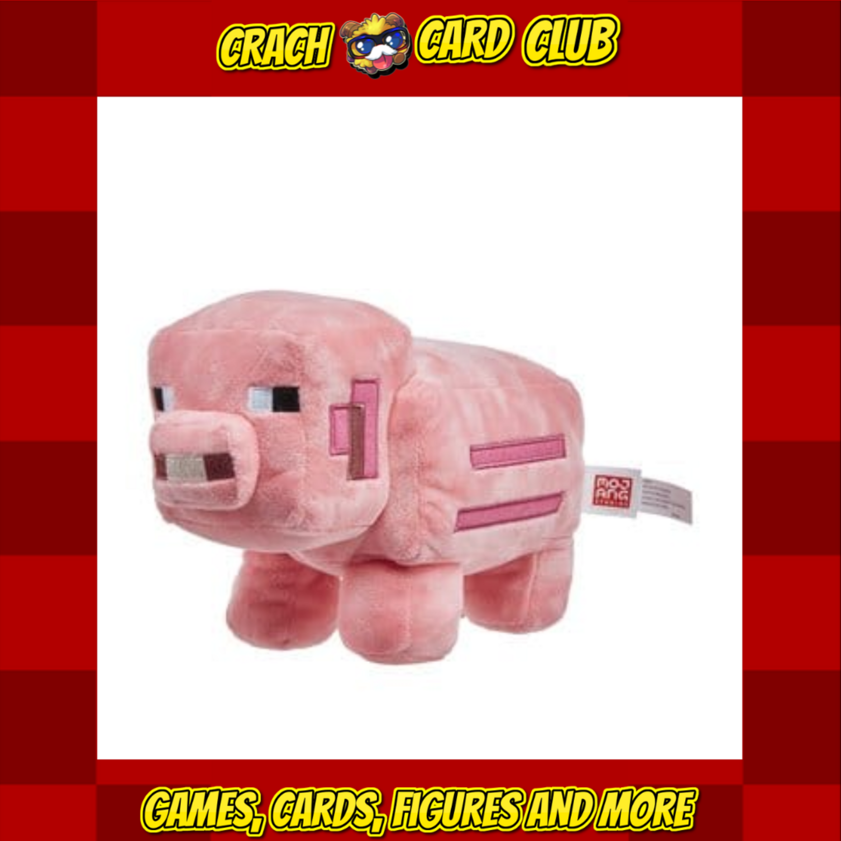 minecraft Minecraft Plush Figure Pig 20 cm
