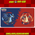 Pokemon UP - Mega Charizard X and Mega Charizard Y Playmat for the Pokémon Trading Card Game
