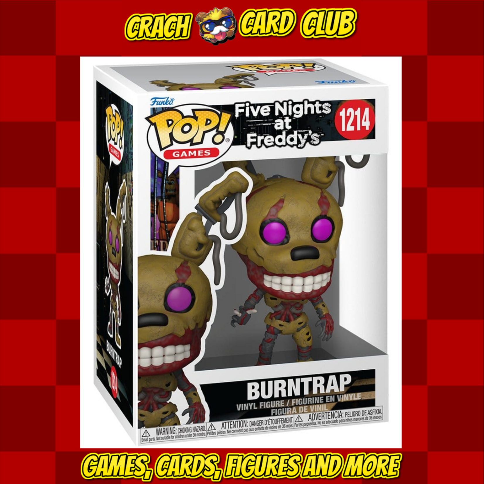 FNAF Five Nights at Freddy's POP! Games Vinyl Figure Burntrap 9 cm