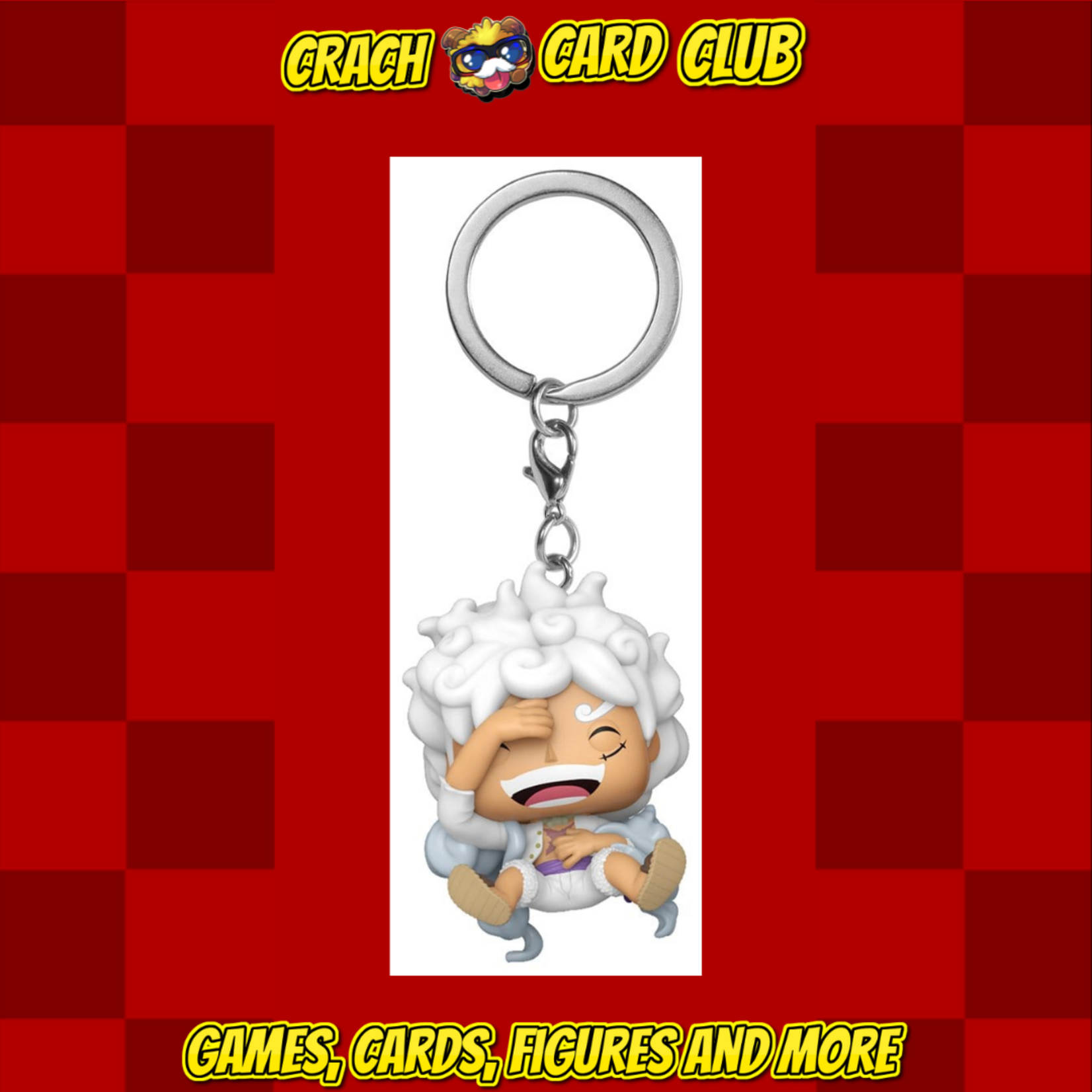 FUNKO One Piece Pocket POP! Vinyl Keychains 4 cm Luffy Gear 5