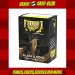 Dragon Shield Dragon Shield Sleeves - Standard size - Matte Dual - Black & Gold (100 Sleeves)