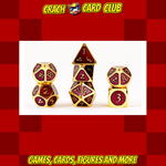 fanroll FanRoll Dice Set Gold with Purple Enamel (7)