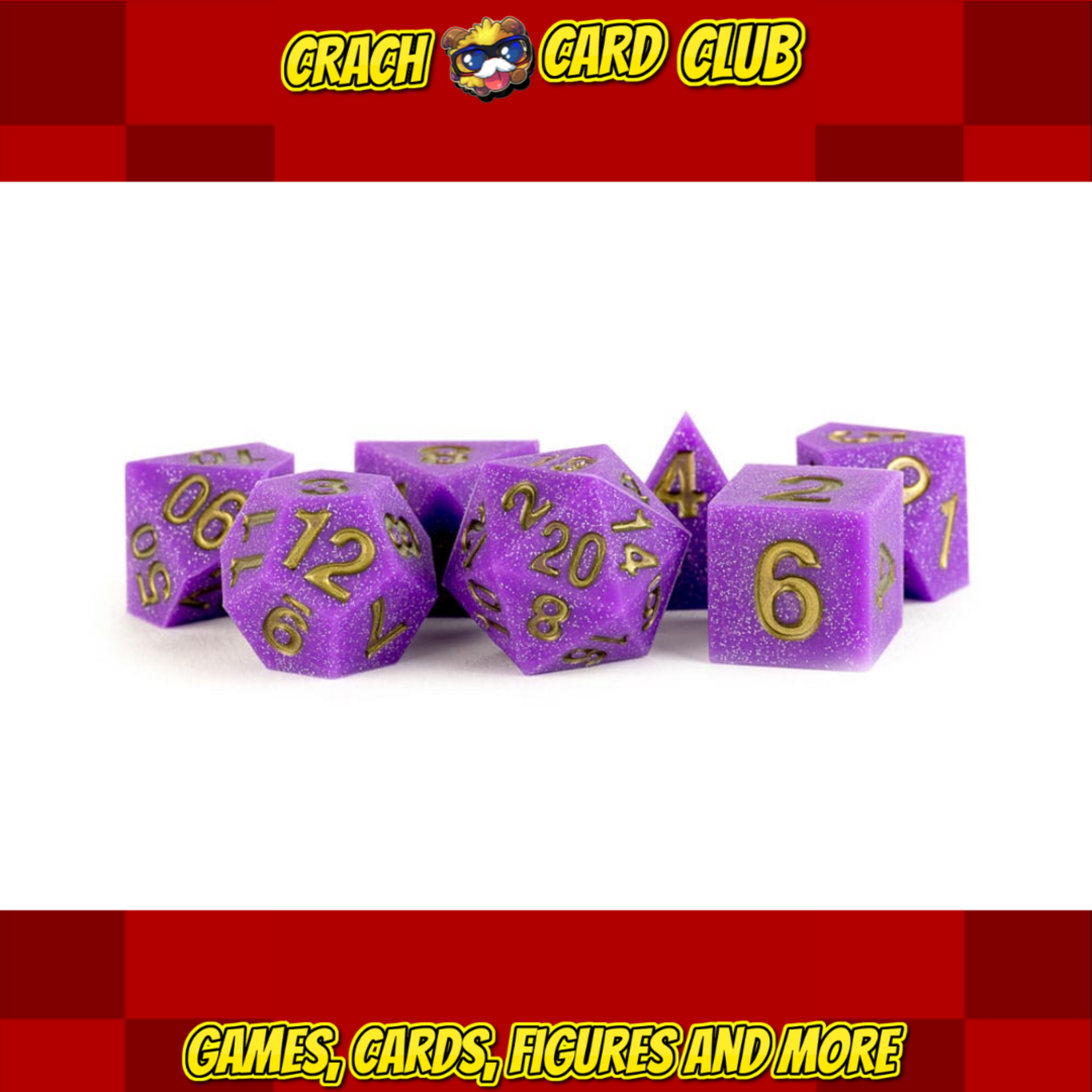 fanroll FanRoll Sharp Edge Silicone Dice Set Regal Ricochet (7)