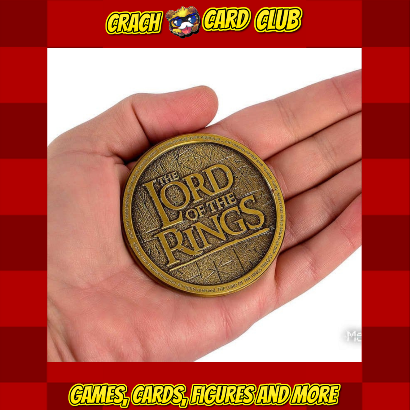 lord of the rings Lord of the Rings Coin with Display Stand The Fellowship