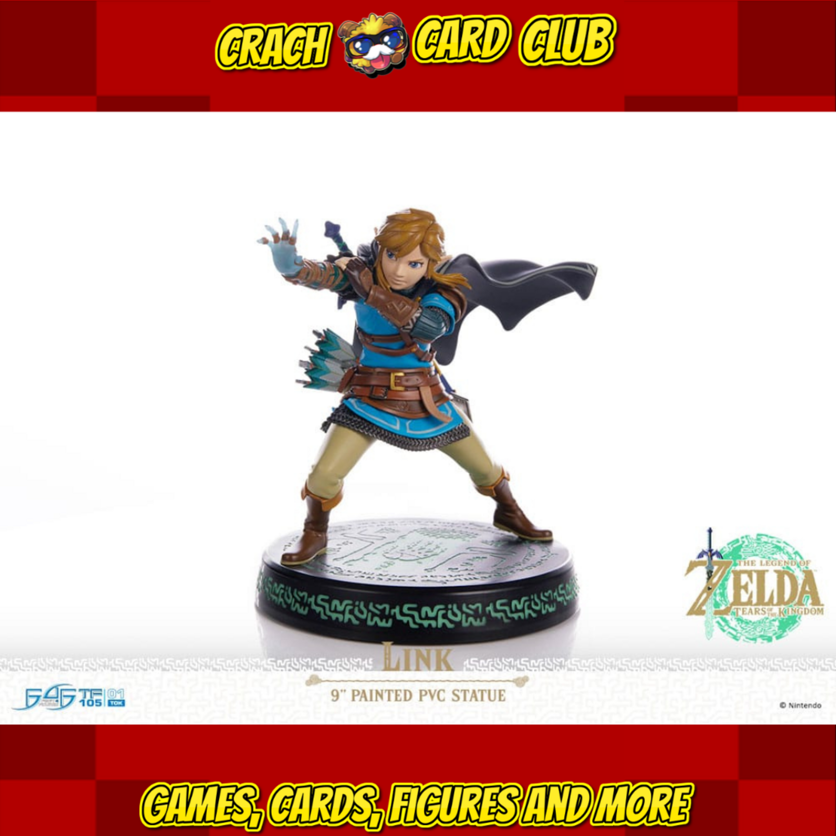 F4F The Legend of Zelda: Tears of the Kingdom PVC Statue Link 18 cm