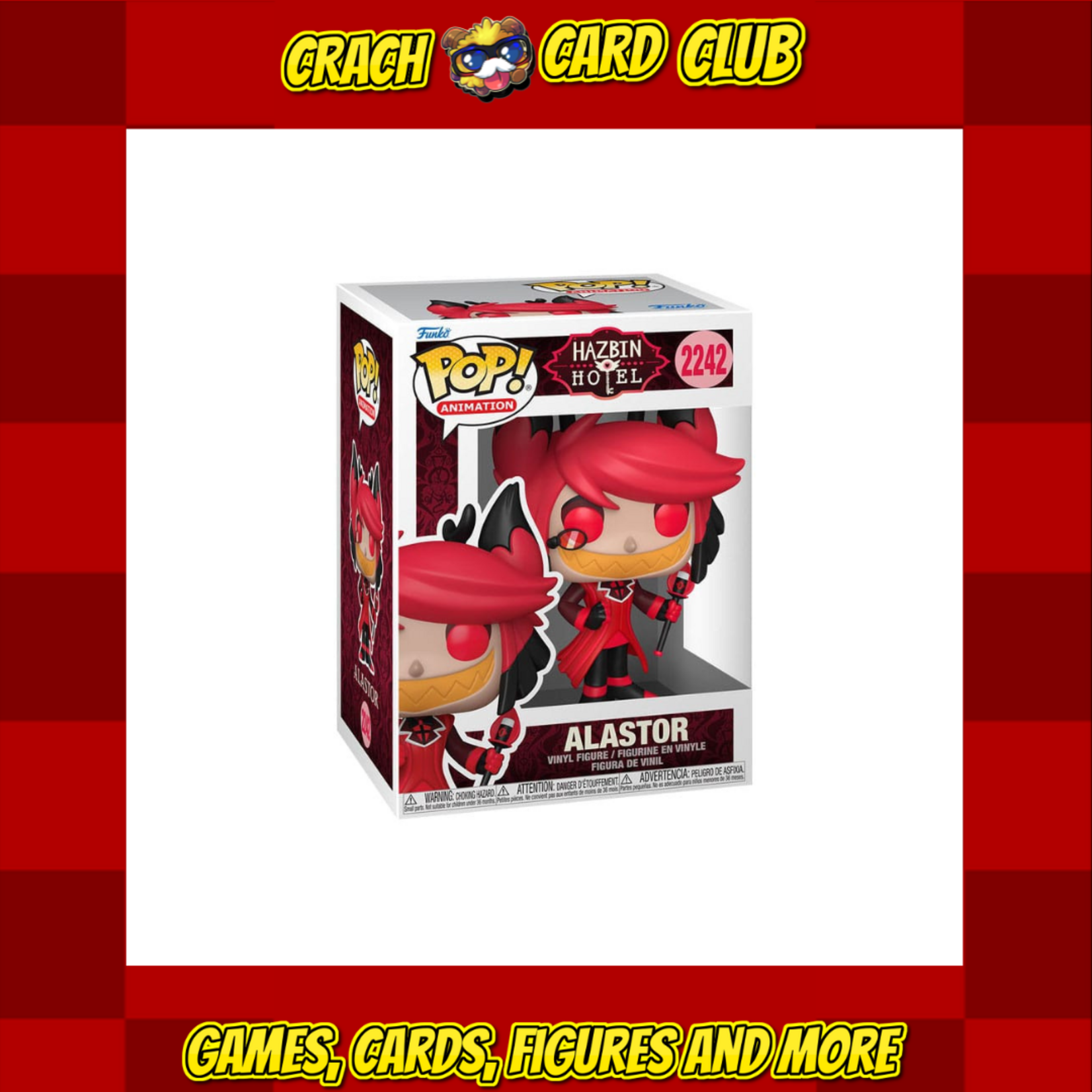 hazbin hotel Hazbin Hotel POP! Vinyl Figures Alastor 9 cm