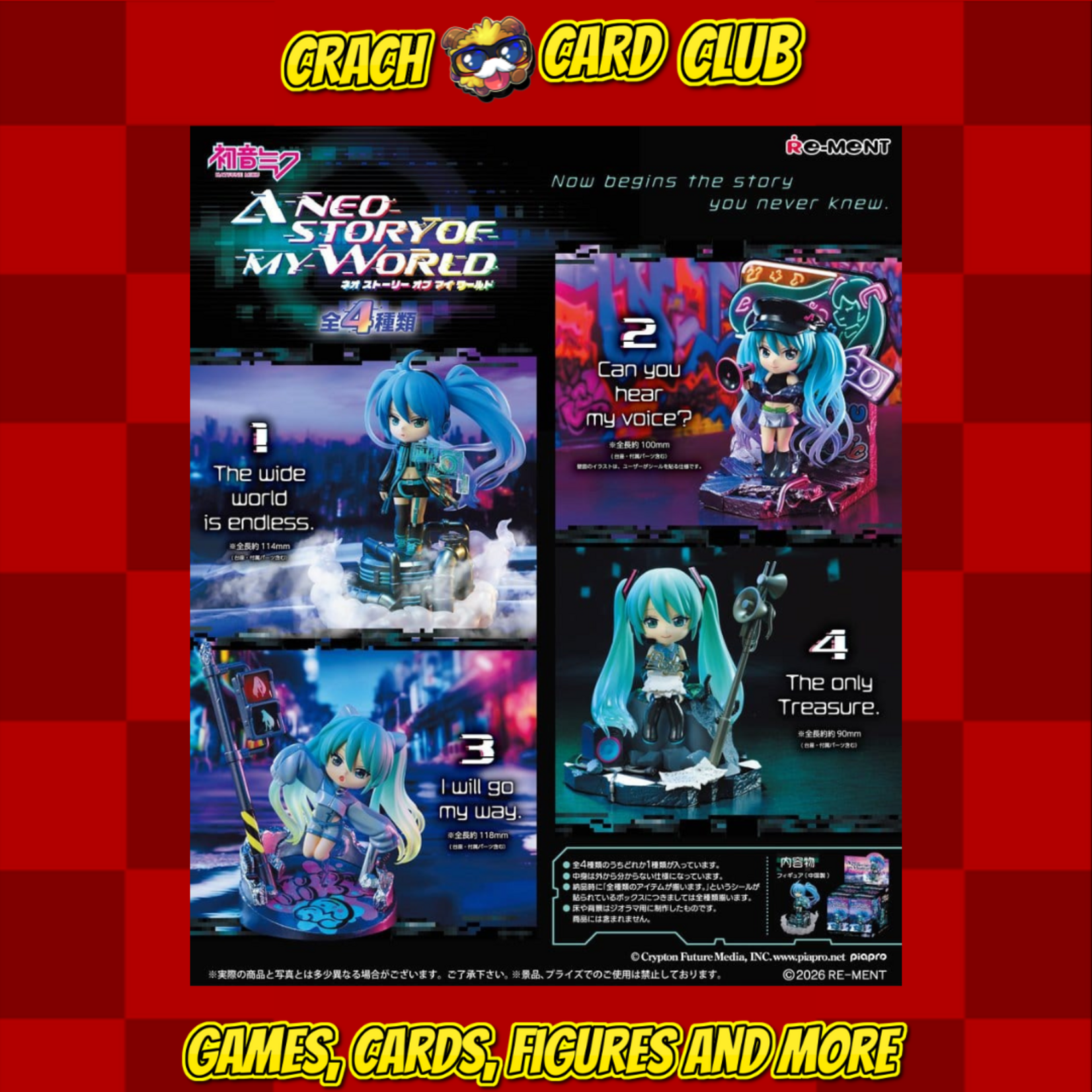 hatsune miku Hatsune Miku Mini Figures Neo Story 12 cm Blind Box
