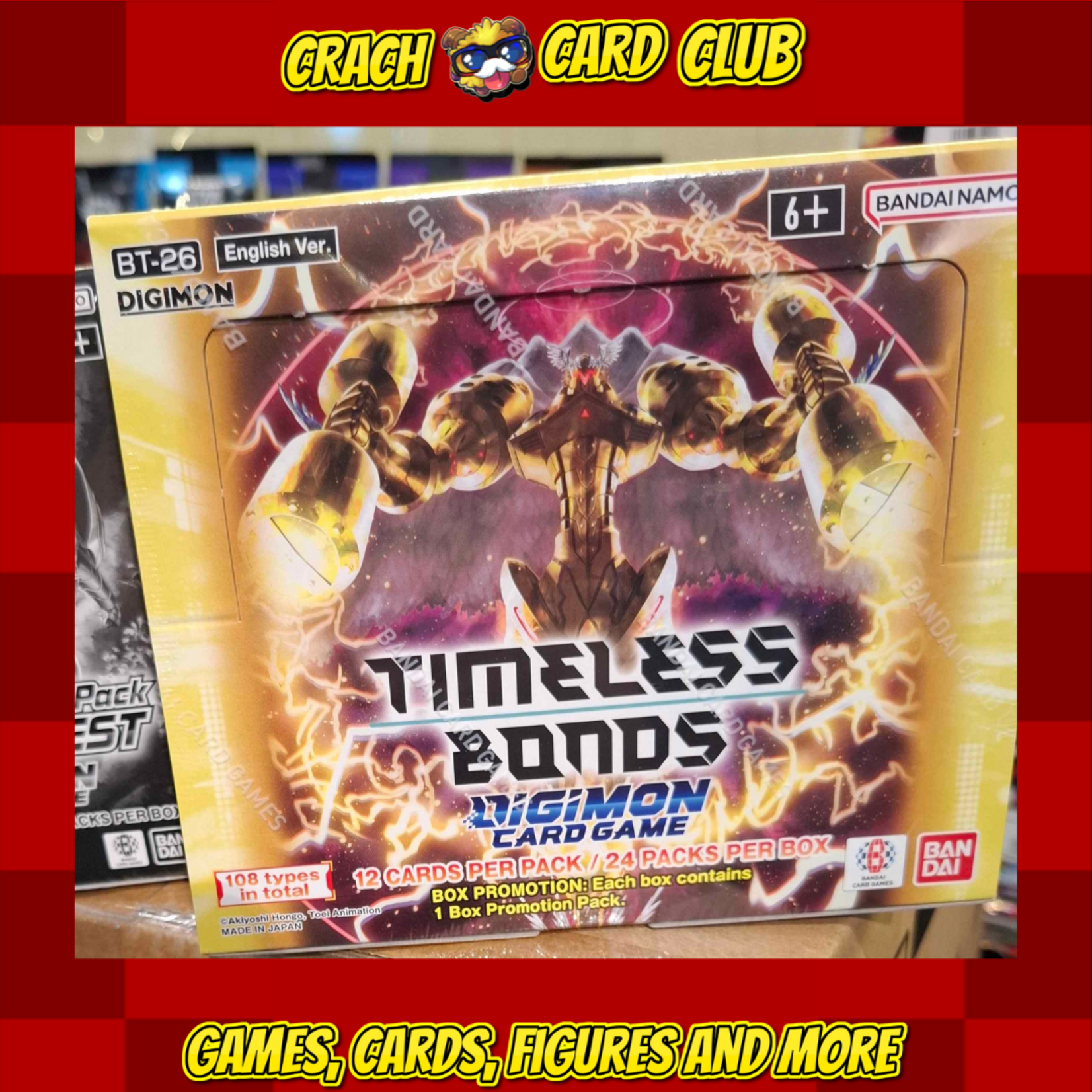 DIGIMON CG Digimon Card Game Timeless Bonds BT-26 Booster Display (24 Packs) - EN