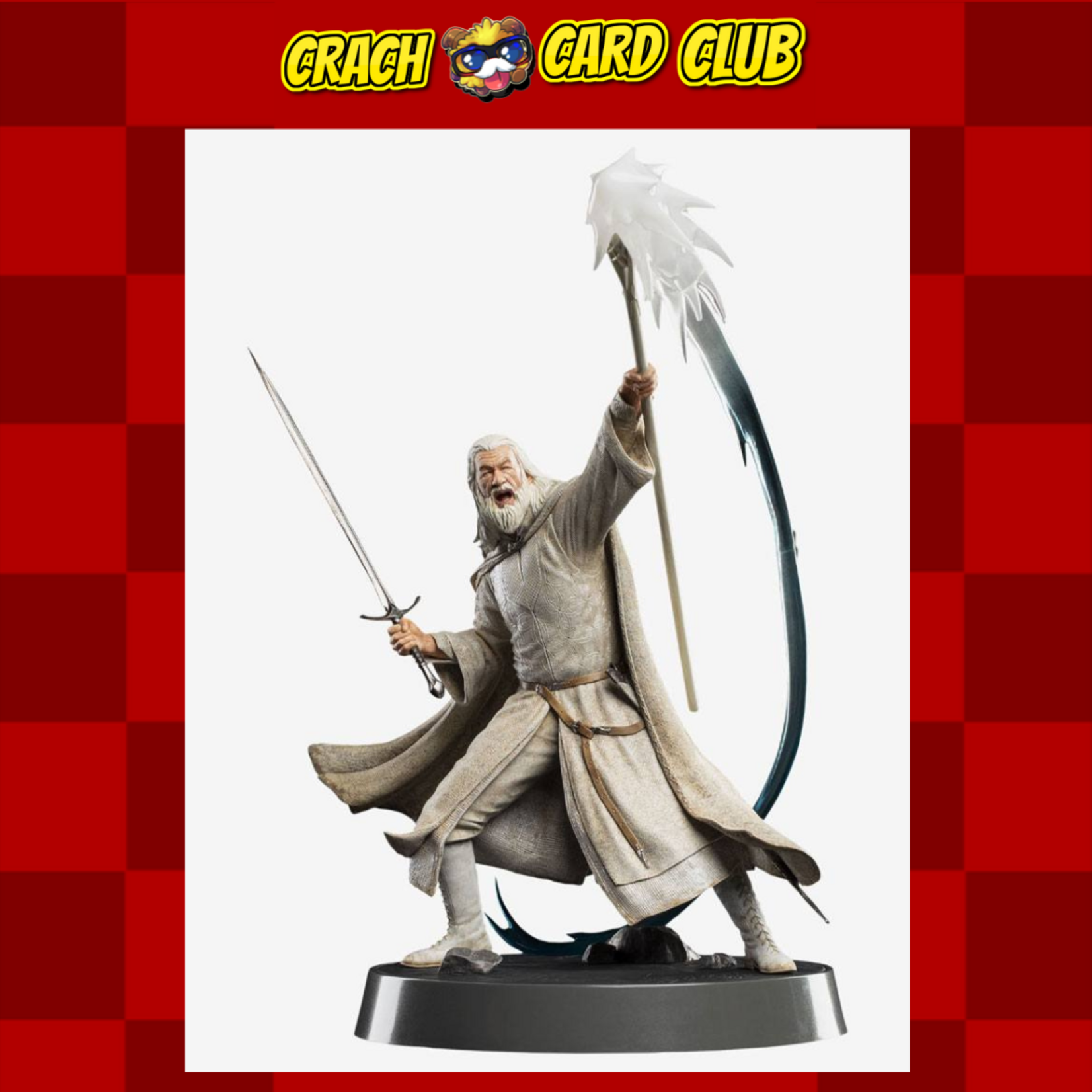 lord of the rings The Lord of the Rings Figures of Fandom PVC Statue Gandalf the White 23 cm
