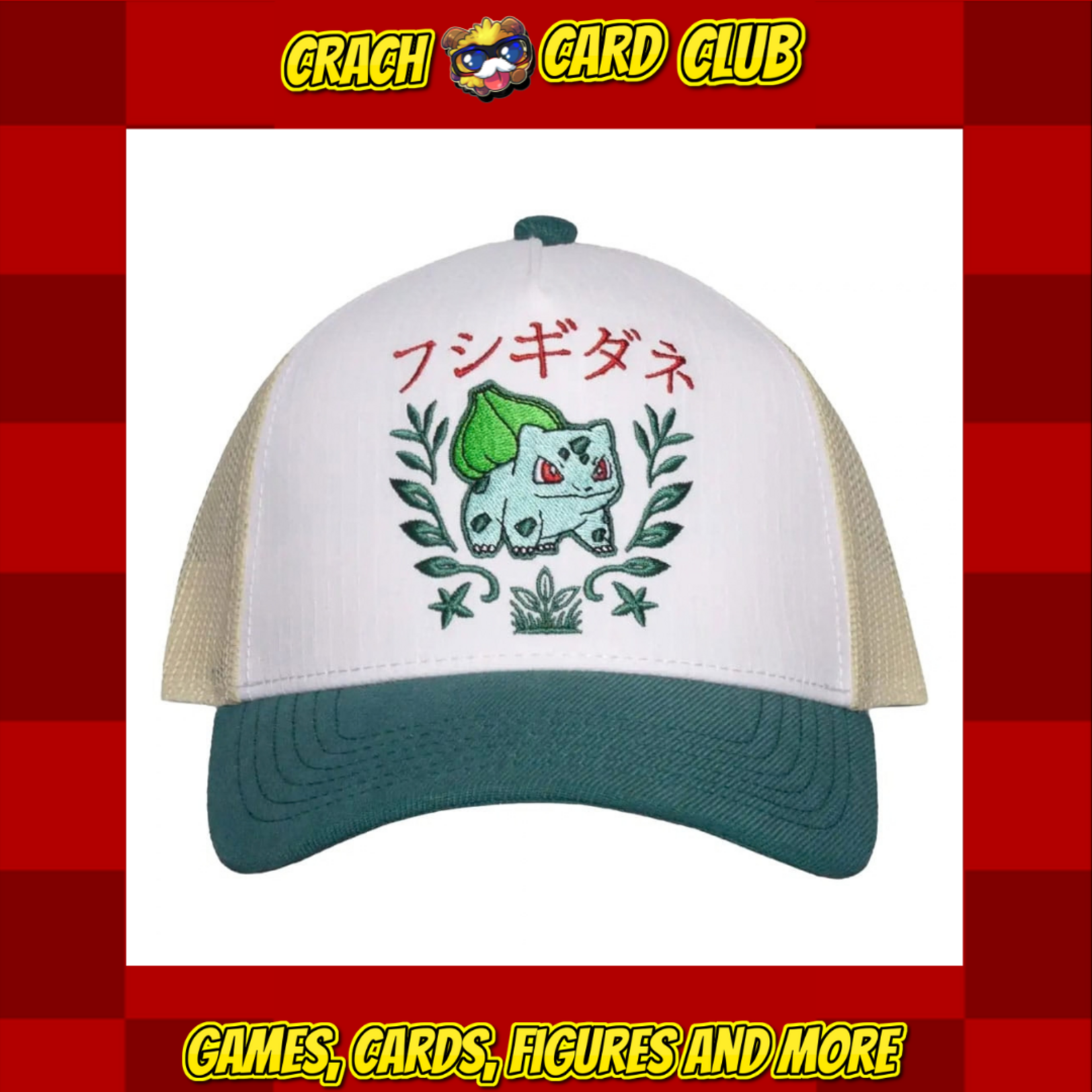 Pokemon Pokémon Trucker Cap Bulbasaur