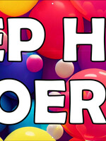 Hiep Hiep Hoera met ballonnen