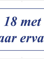 18 met 32 jaar ervaring - Delfts Blauw