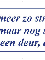 Niet meer zo strak in het vel, maar nog steeds zo gek als een deur, dat wel - Delfts Blauw