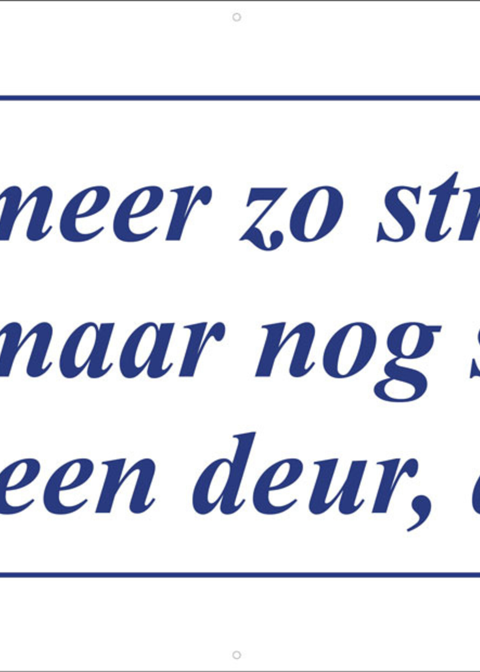 Niet meer zo strak in het vel, maar nog steeds zo gek als een deur, dat wel - Delfts Blauw