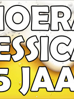 Bier schuimkraag - Hoera - Naam - .. Jaar