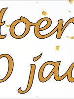Hoera 50 jaar - Gouden confetti