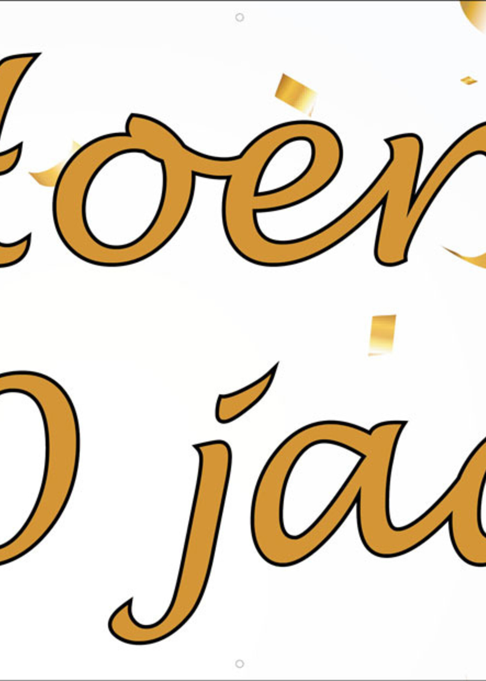 Hoera 50 jaar - Gouden confetti