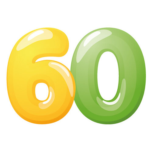 Spandoek 60 jaar bestellen