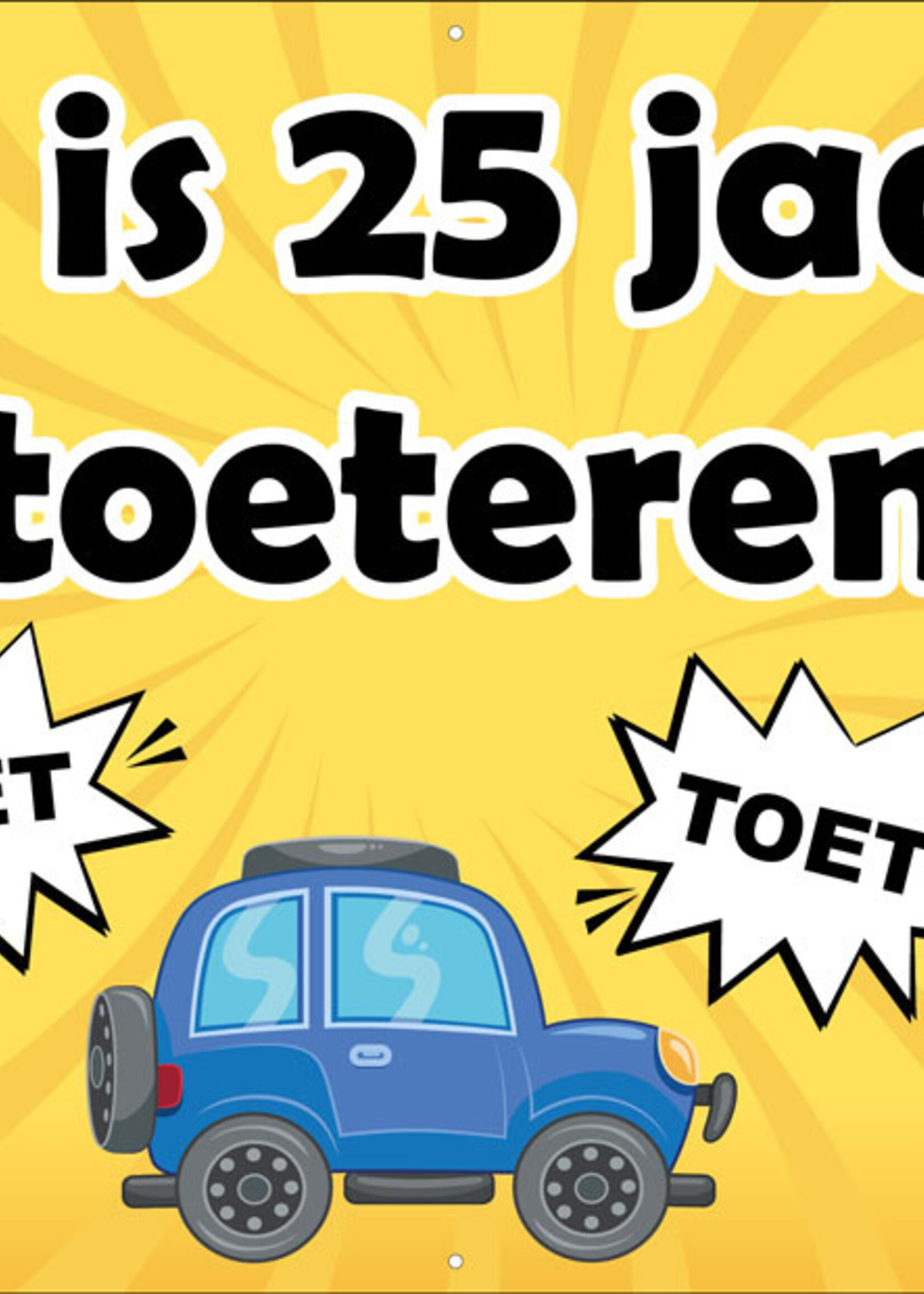 Naam is .. jaar… 3 keer toeteren maar!