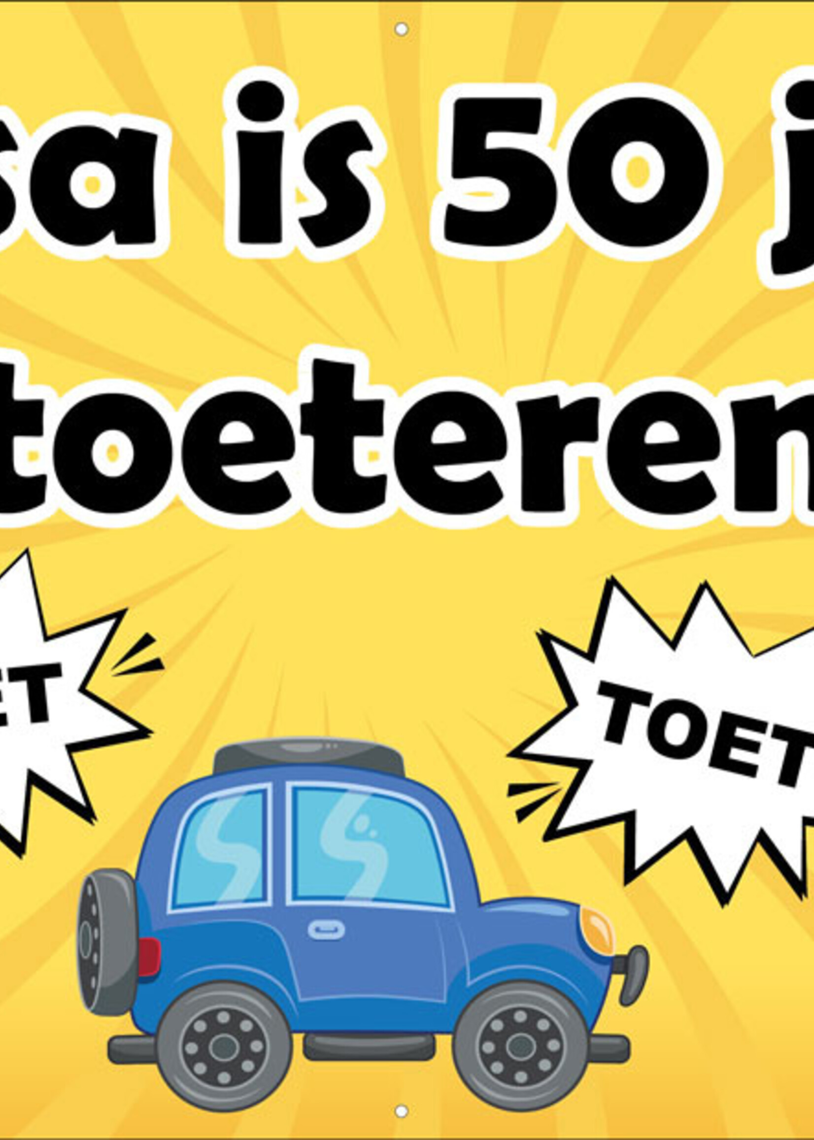 Naam is .. jaar… 3 keer toeteren maar!