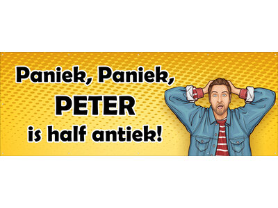 Paniek, Paniek, Naam is half antiek! (man)