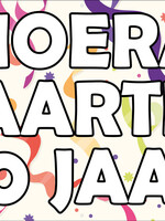 Confetti slierten- Hoera - Naam - .. Jaar