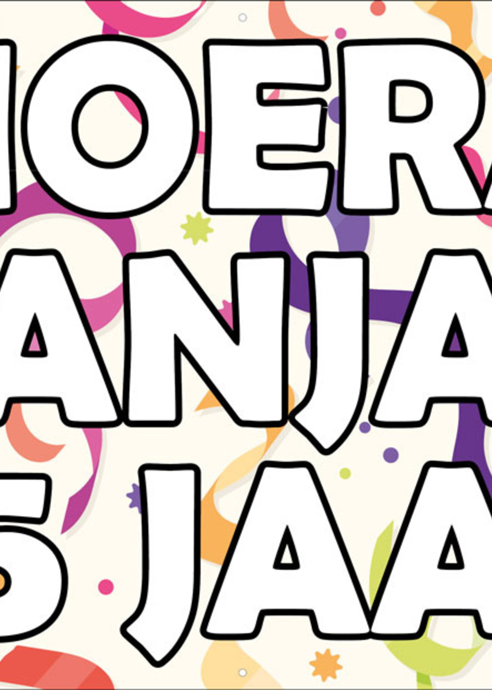 Confetti slierten- Hoera - Naam - .. Jaar