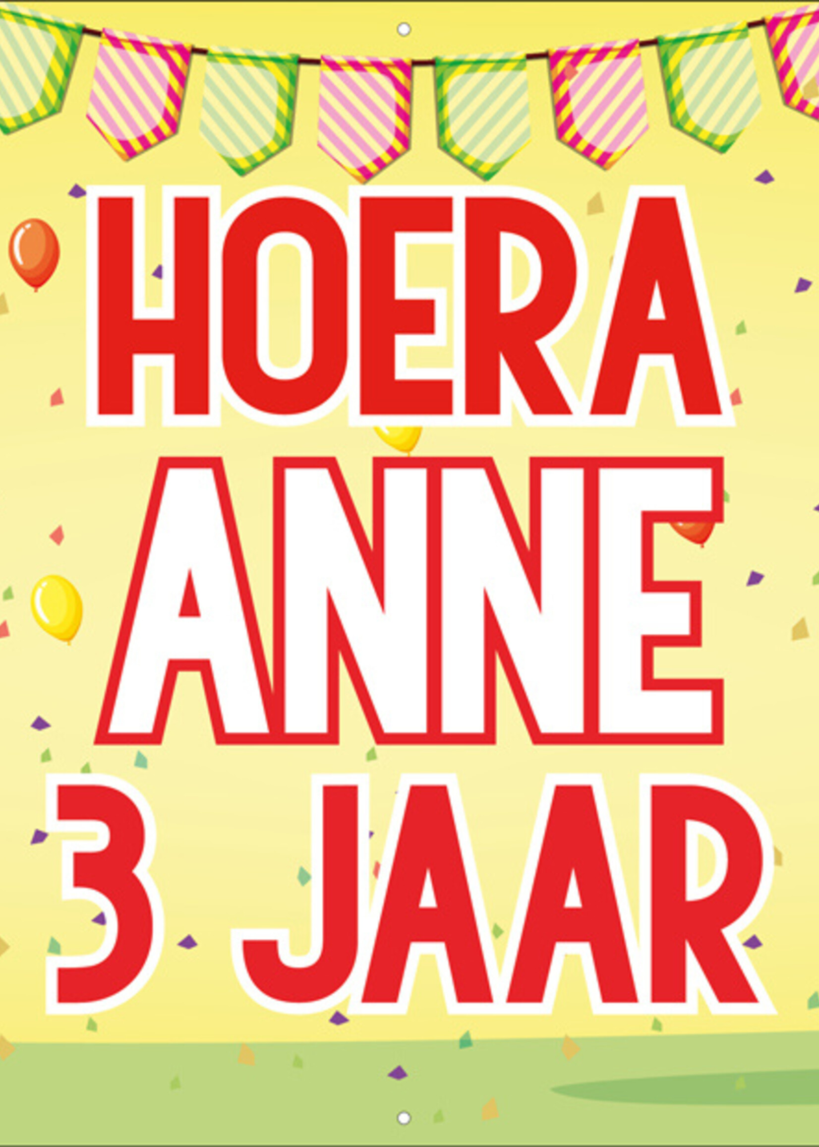 Giraf en Rendier - Kinderen - Hoera - Naam - .. Jaar