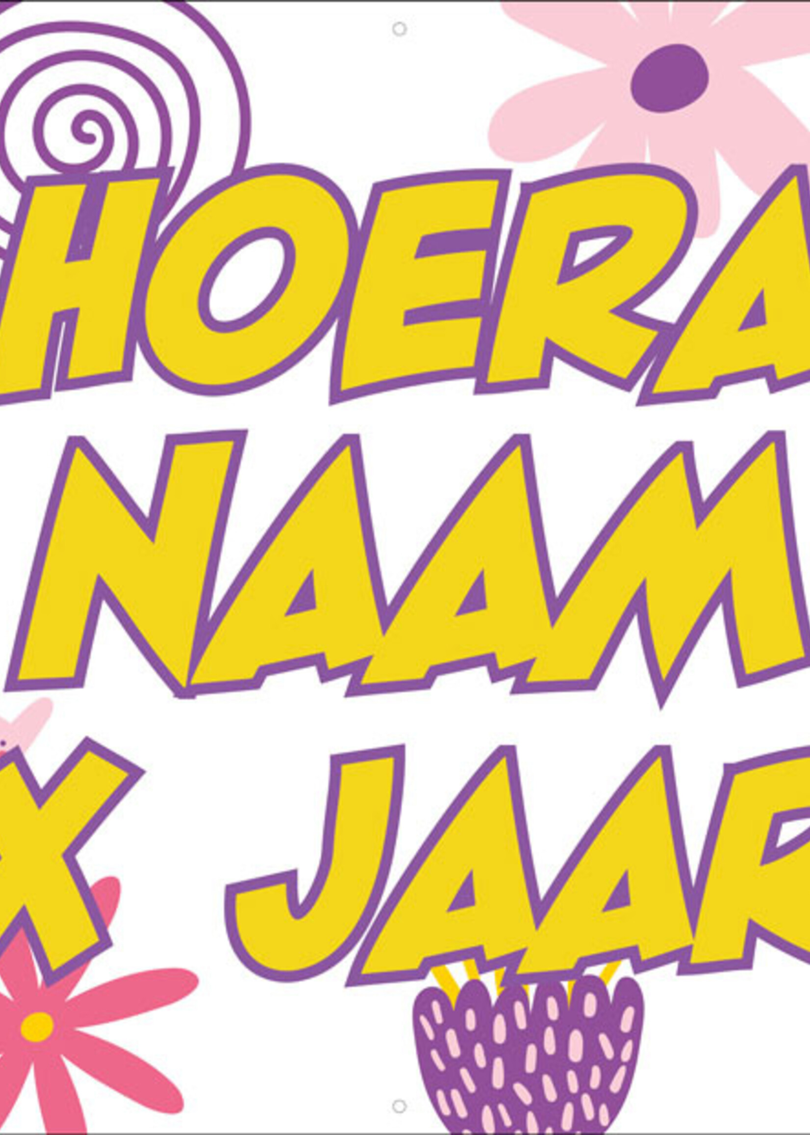 Konijntjes - Kinderen - Hoera - Naam - .. Jaar